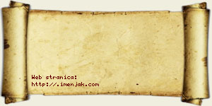 Tanja Bzenić vizit kartica